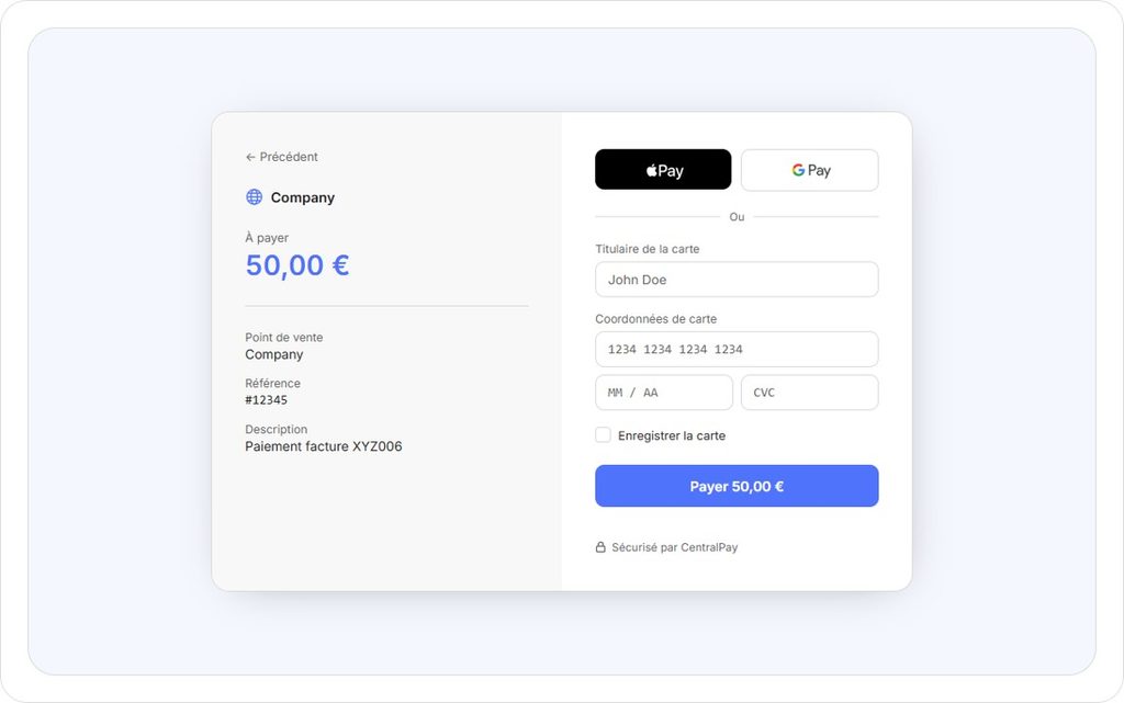Solution de paiement pour cabinet de recouvrement : smartform centralpay